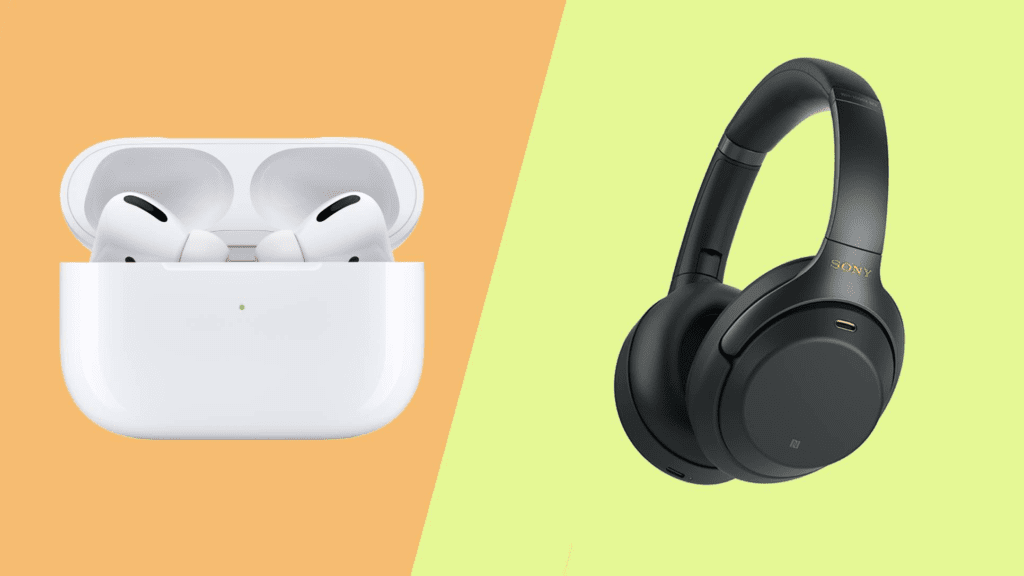 Headphones vs Earphones